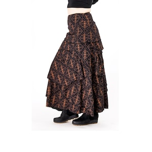 Slayer Skirt ~ Mishu ~ Witchy clothing , Fairy clothing , Elven clothing , Asymmetrical skirt