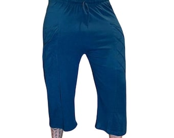 Lucid Print Festival Shorts: Unisex Cotton Jersey, Deep Pockets