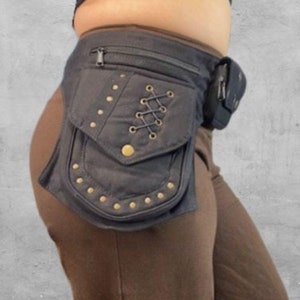 Biker Belt ~ Mishu ~ Utility belt, Pocket belt, Hip bags, Festival belt, Burning Man belt