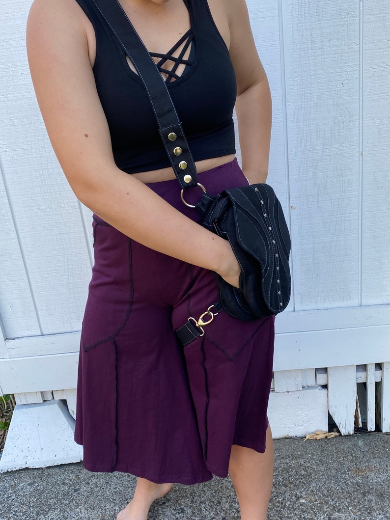 Torba z czaszką: rozkładany bawełniany pasek narzędziowy - pas festiwalowy zdjęcie 10