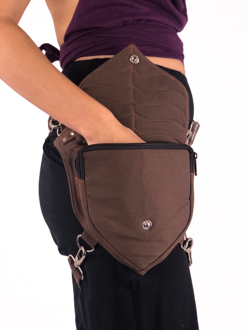 Elven Satchel Mishu Utility belt Leg bag Pocket belt Etsy