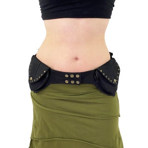 Cyber Pixie Belt Brass ~ Mishu ~ Utility belt , Pocket belt , Festival belt , Cosplay , Burningman , Industrial