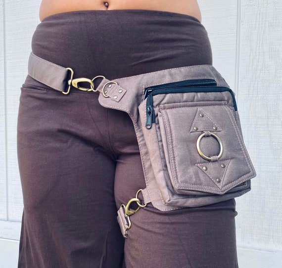 Eclipse Bag Brass Mishu Thigh Bag, Pocket Belt, Utility Belt