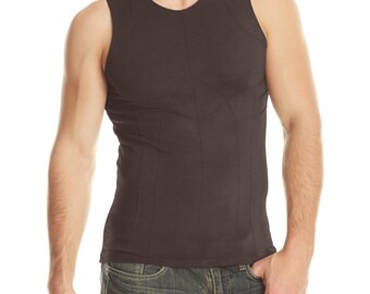 Pintex Fitted Tank Top, Sexy Festival Activewear