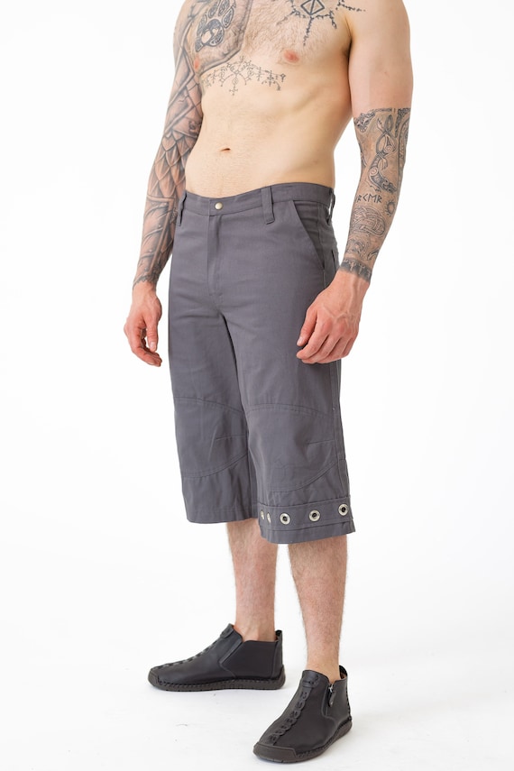 Shorts à œillets pour hommes Mishu Vêtements androgynes - Main Image
