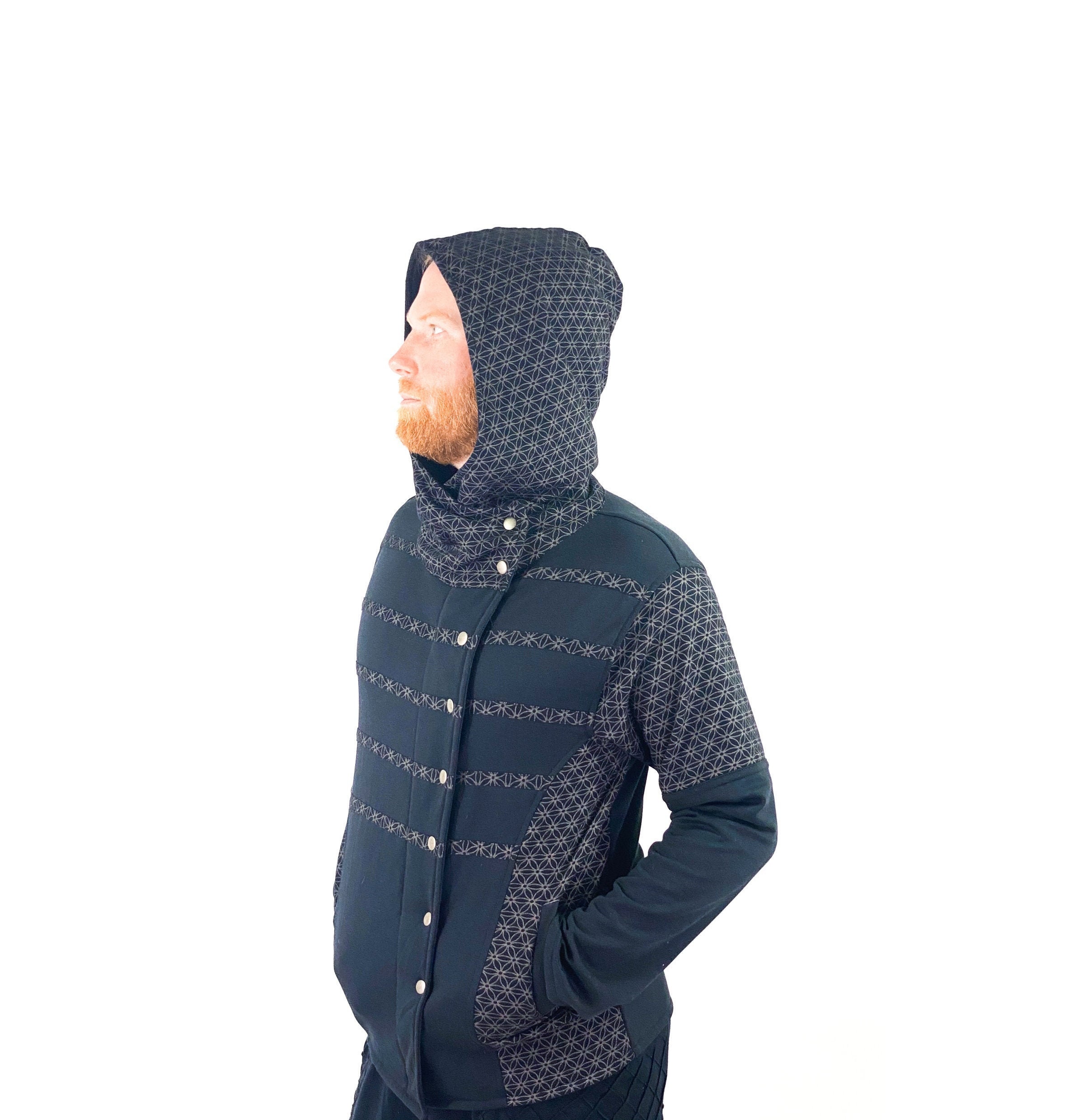Chaqueta de alquimista ~ Mishu ~ Ropa de festival, Chaqueta gótica, Chaqueta punk rock, Ropa futurista, Ropa apocalíptica