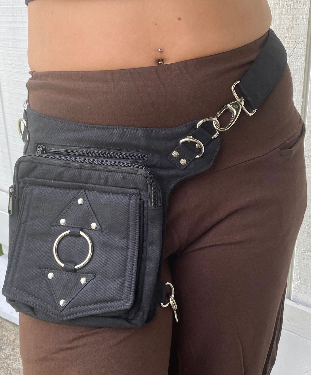 Eclipse Bag Silver Mishu Hip Belt, Pocket Belt, Convertible Bag, Utility  Belt, Leg Belt, Festival Belt, Vending Belt, Burning Man 