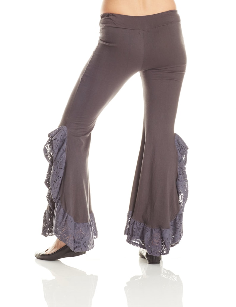 Ruffle Tribal Dance Pant Mishu Belly Dance Lace Pant Etsy