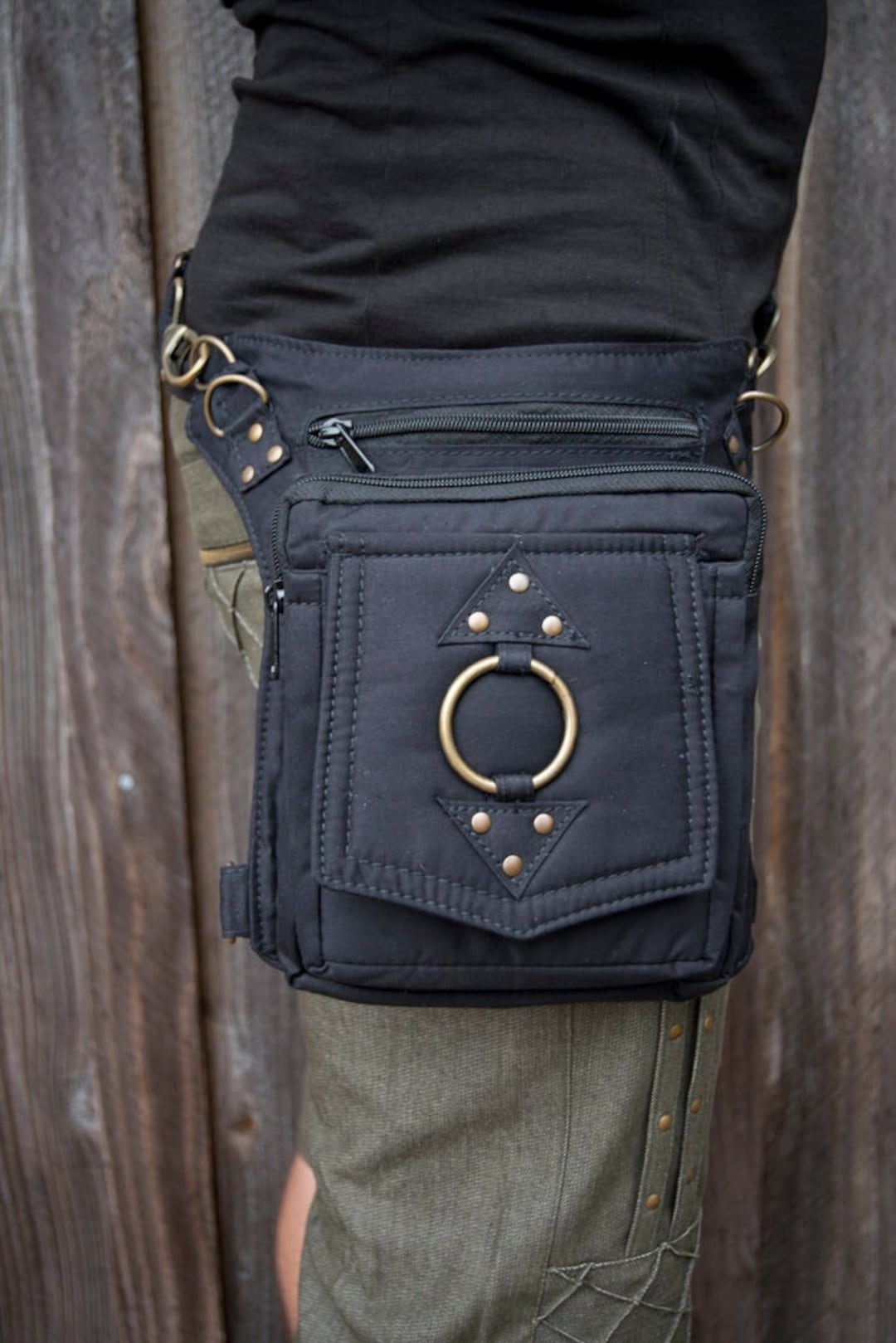 Eclipse Bag Brass Mishu Thigh Bag, Pocket Belt, Utility Belt