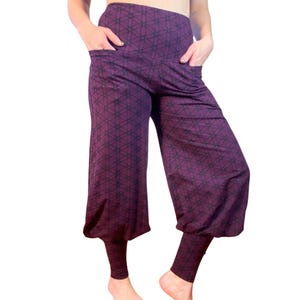 Harem Pants 2 Prints ~ Mishu ~ Harem Pants , Larp clothing , Hoop clothing , Tribal Fusion , Witchy Clothing