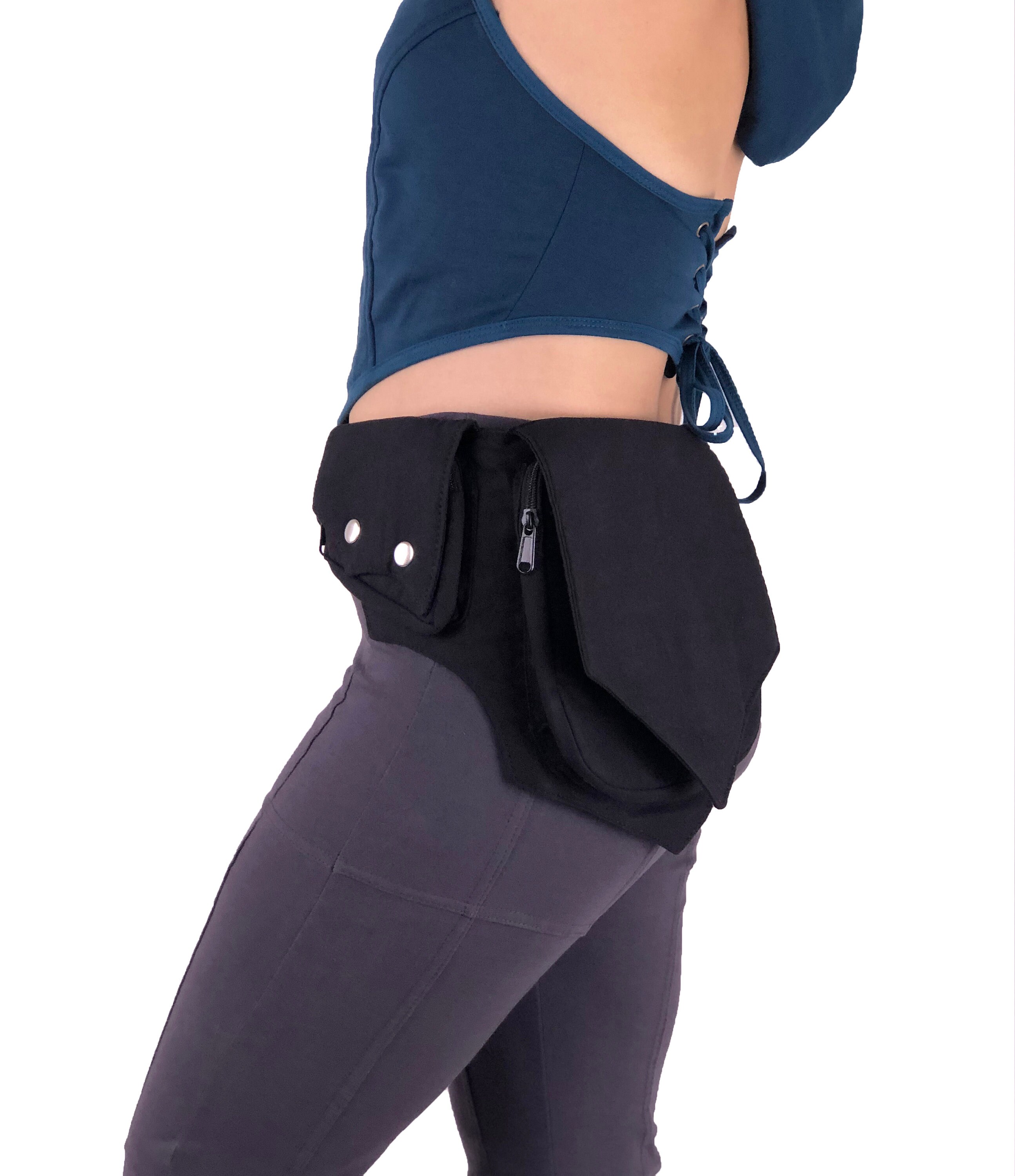 Hip Hugger Flap Pocket Yoga Pants