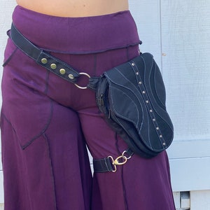 Torba z czaszką: rozkładany bawełniany pasek narzędziowy - pas festiwalowy zdjęcie 9