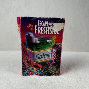Salem Zigaretten Vintage Jumbo Spielkarten 1993 Escape to the Freshside Neon