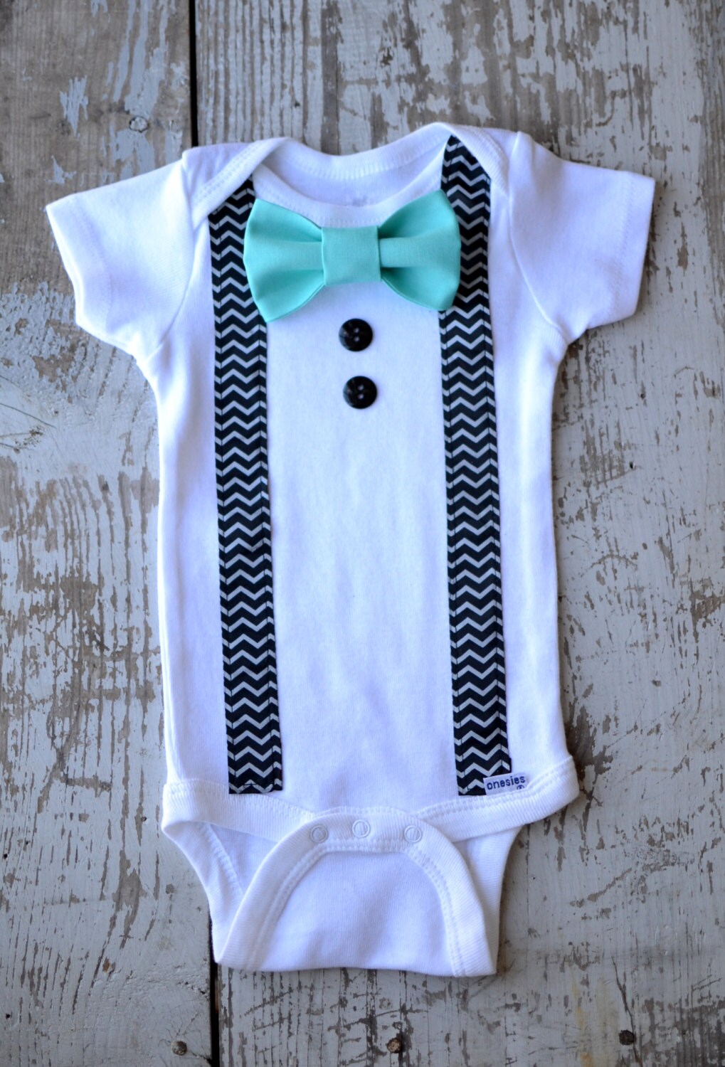 Baby Boy Clothes Infant Aqua Custom Bow Tie Suspenders Bowtie Etsy