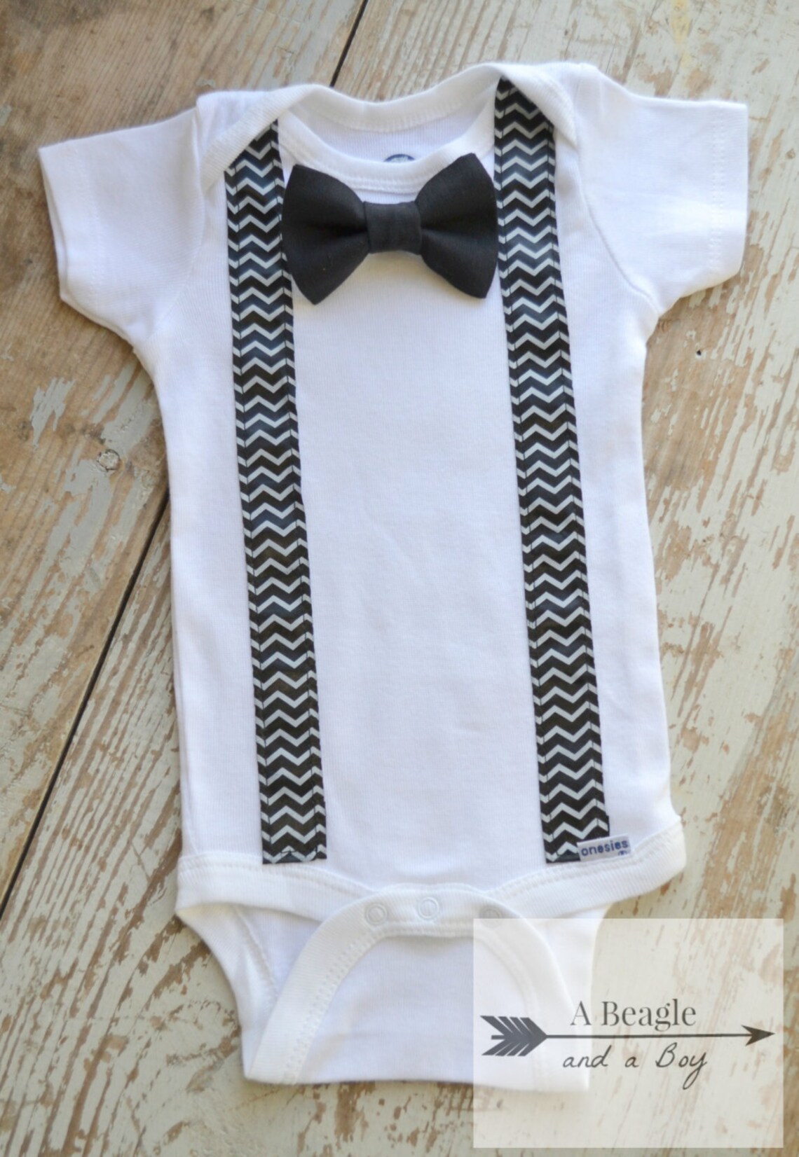 Baby Boy Clothes Infant Bow Tie Suspenders Black Navy Bowtie Etsy