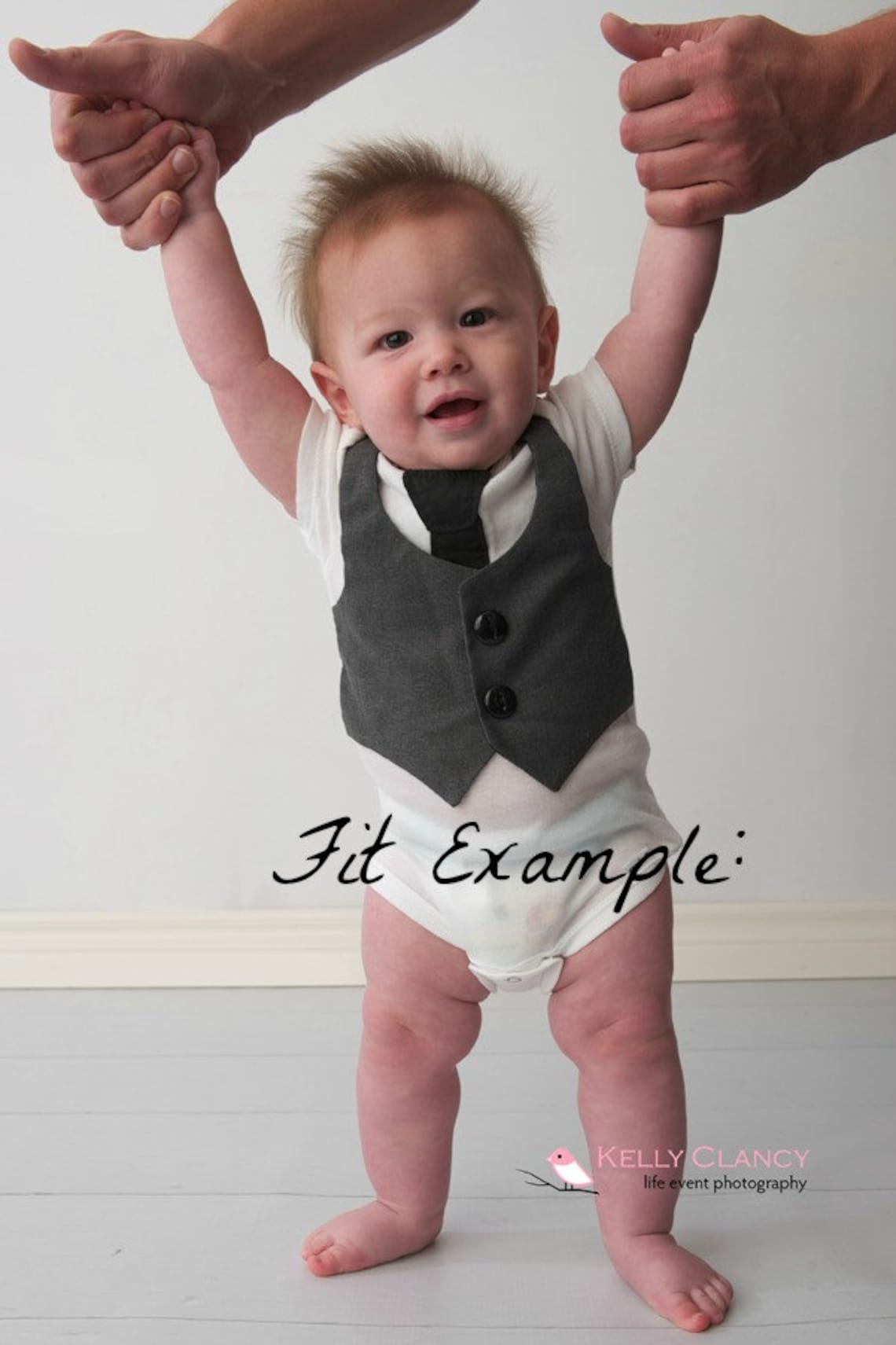 Baby Boy Clothes Baby Bow Tie Outfit Grey Vest Shorts Suit Etsy