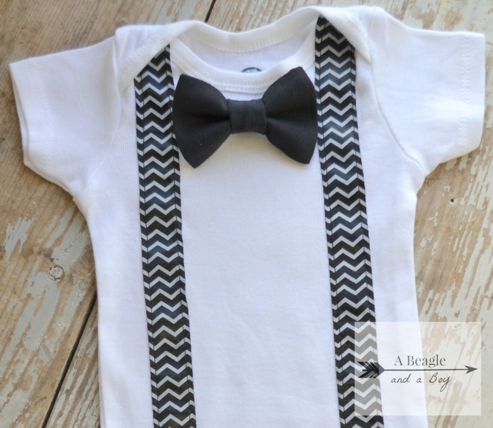 Baby Boy Clothes Infant Bow Tie Suspenders Black Navy Bowtie Etsy