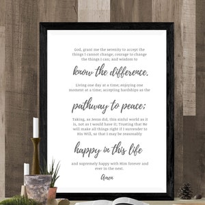 Serenity prayer long version printable - polfhook