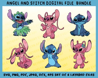 Free Free 161 Baby Stitch And Angel Svg SVG PNG EPS DXF File