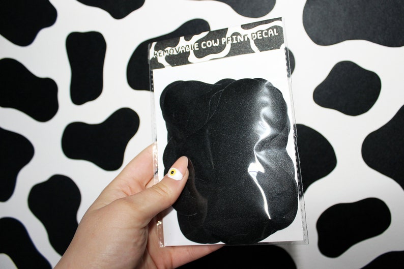 Cow Print Wall Decal Stickers Removable Vinyl Cow Pattern Etsy UK