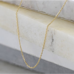 18K Gold Chain Necklace