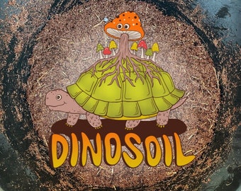 DinoSoil - Pasteurized, Prehistoric Mushroom Growing Substrate /Soil; Ready to Grow Sterilized CoCo Coir Based Substrate