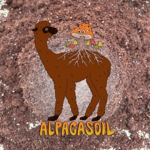 AlpacaSoil - Pasteurisiertes Pilzzucht-Substrat / Erde; Bereit zum Anbau von sterilisiertem CoCo Coir-basiertem Untergrund