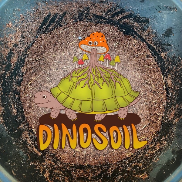 DinoSoil - Pasteurized, Prehistoric Mushroom Growing Substrate /Soil; Ready to Grow Sterilized CoCo Coir Based Substrate