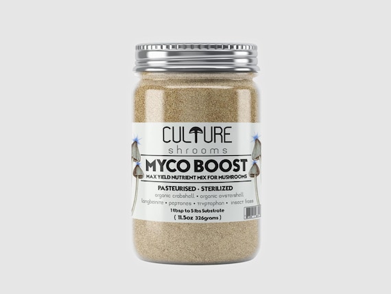 Myco Boost Mushroom Max Yield Nutrient Mix - Organischer Dnger  Krebsschale, Austernschale, Peptone, Tryptophan, Frass fr verbessertes  Wachstum - Etsy.de