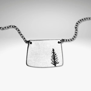 Spruce Necklace Mountain Jewelry Botanical Jewelry