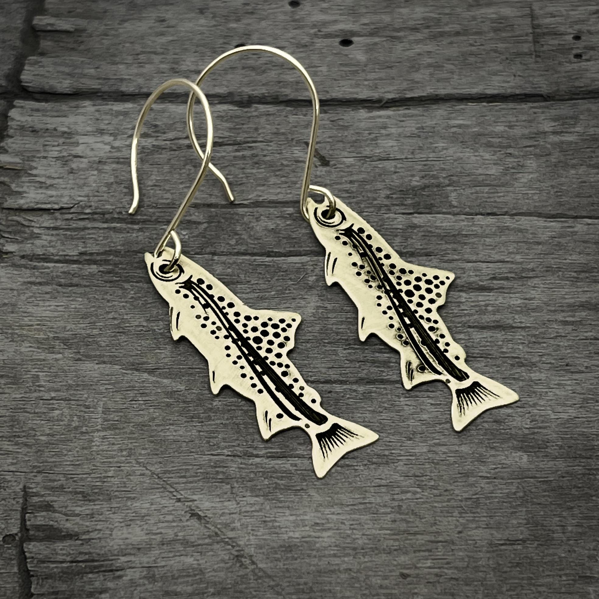 Gold Fish Earrings