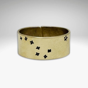 Big Dipper Ring, Constellation Ring,Adjustable ring