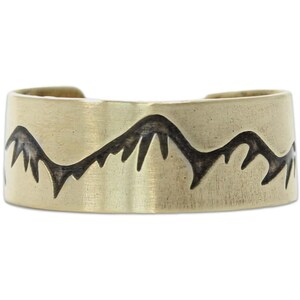 Snowcapped Mountains Nature Jewelry Mountain Peak Adjustable Mountain Ring