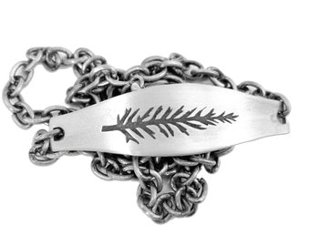 Spruce Wrap Chain Bracelet - Nature Bracelet - Pine Tree Triple Bracelet - Handmade Bracelet - Gift for nature lover.