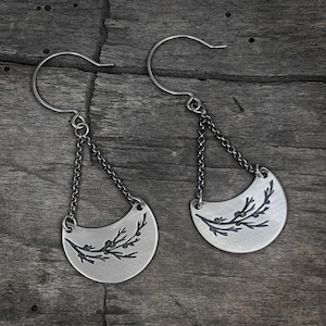 Juniper Sprig Dangle Earrings