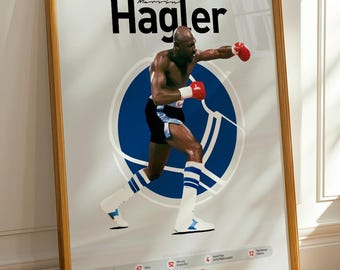 マービン・ハグラー対トーマス・ハーンズ - Etsy 日本
