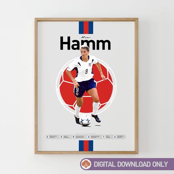 Mia Hamm - Etsy