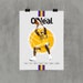 Shaquille O'neal Wall Art, Shaquille O'neal Print, Minimalist Poster ...