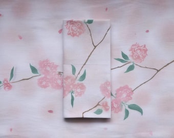 Współpraca artystyczna Yaesakura, Tenugui Art, ściereczka kuchenna, uniwersalna tkanina bawełniana, tradycyjny chusen, farbowany ręcznie w Japonii