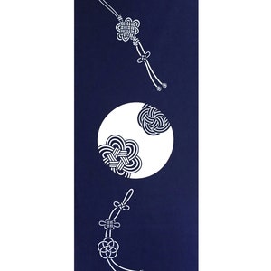 Musubi Tenugui Towel, Tenugui Art, Tea Towel, Versatile Cotton Cloth, Japanese Traditional Hand-dye, Handmade in Japan