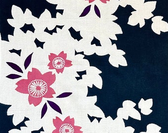 Sakura Japanese Tenugui Art, asciugamano versatile in cotone, tinto a mano e prodotto in Giappone