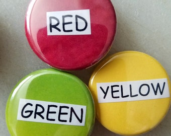 Color communication access badges