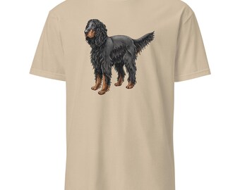 StehendesGordon Setter T-Shirt - Erwachsene Gorgon Setter Shirt für Männer Frauen -Gordon Setter Shirt