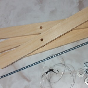 wooden wood yard tree Spinner-put together yourself kit image 1