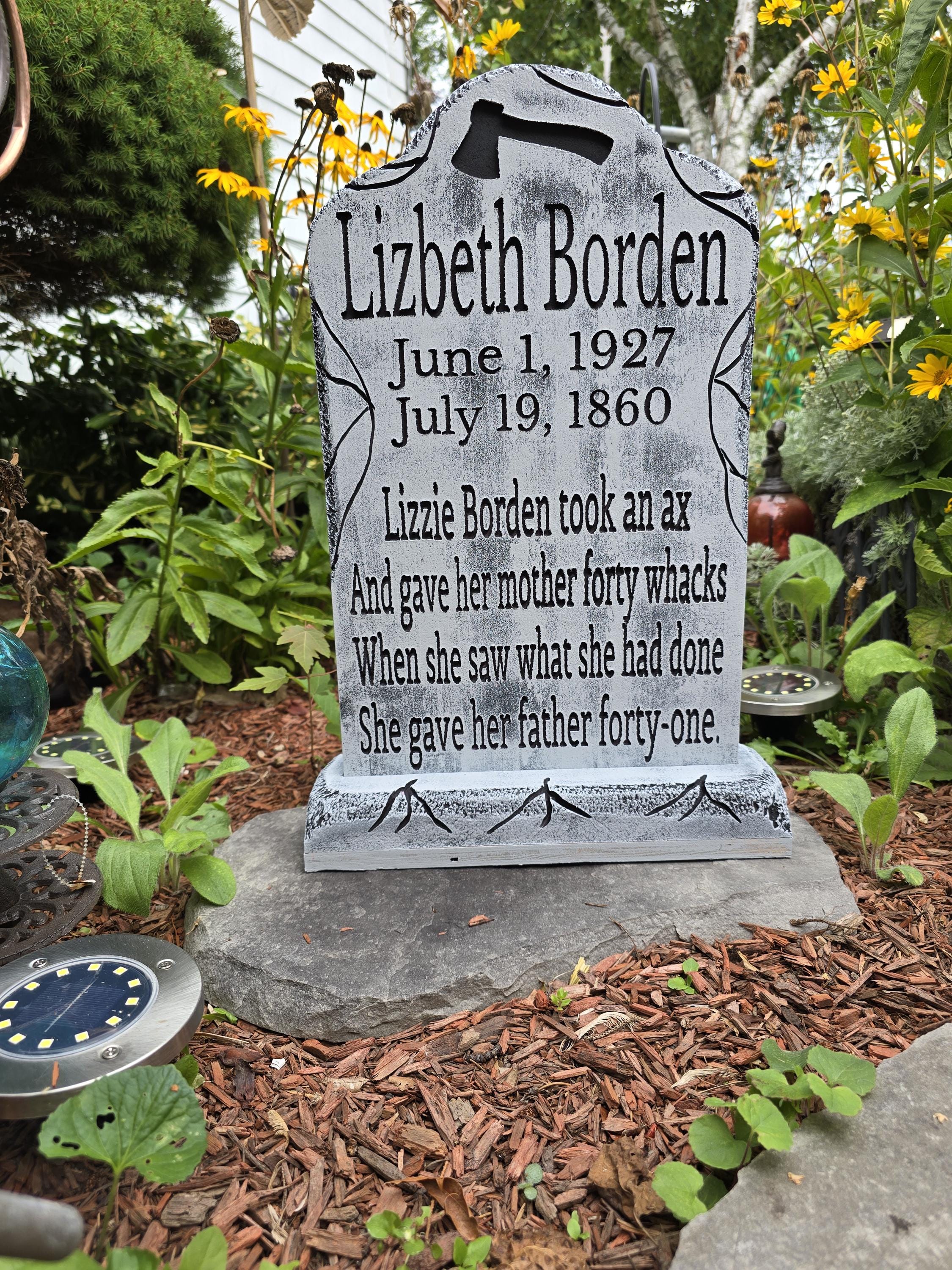 Lizbeth Borden Lizzy Gravestone Headstone Graveyard Grave Stone