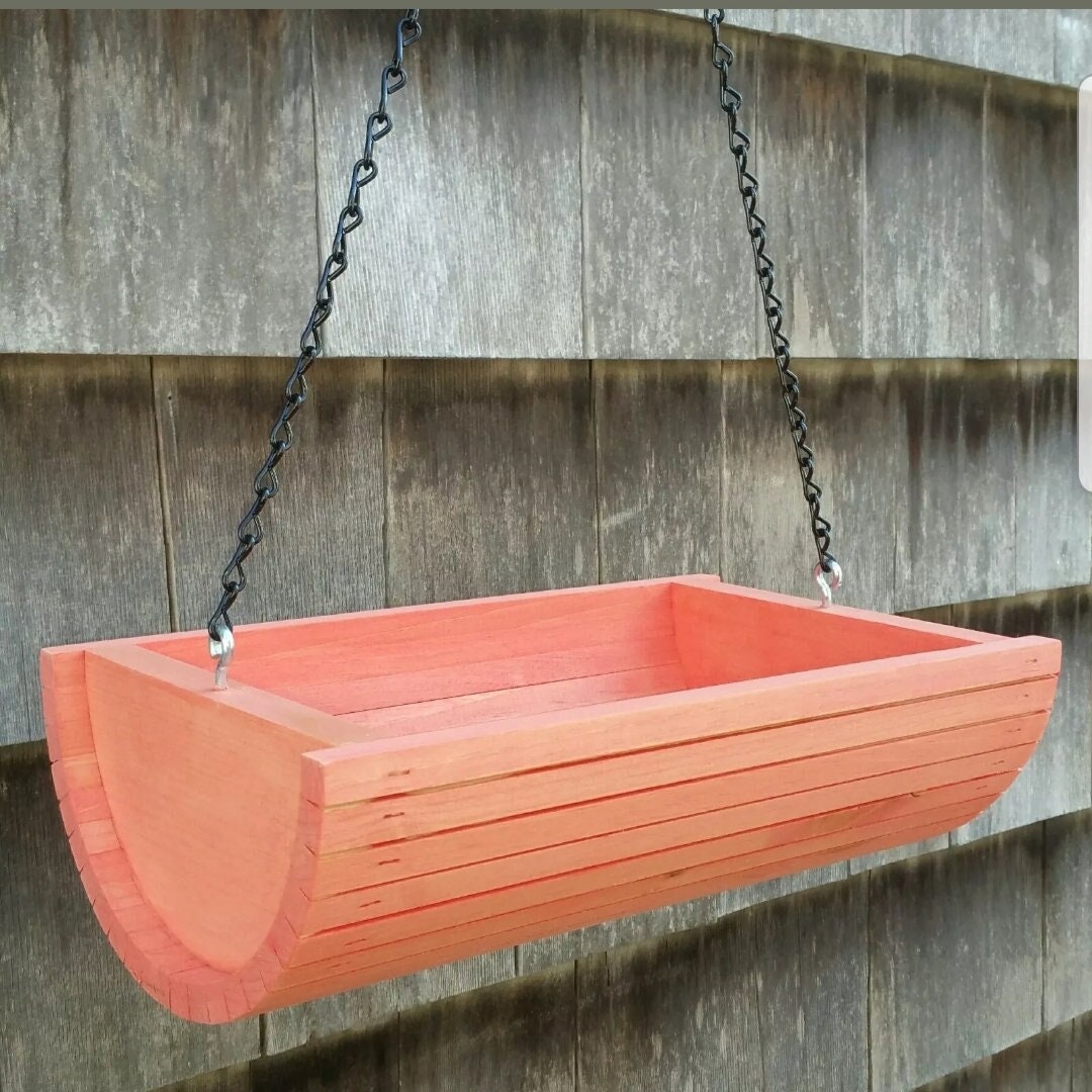 Hanging Rustic Half Moon Bucket Bowl Style Garden Indoor Outdoor  display picture 1
