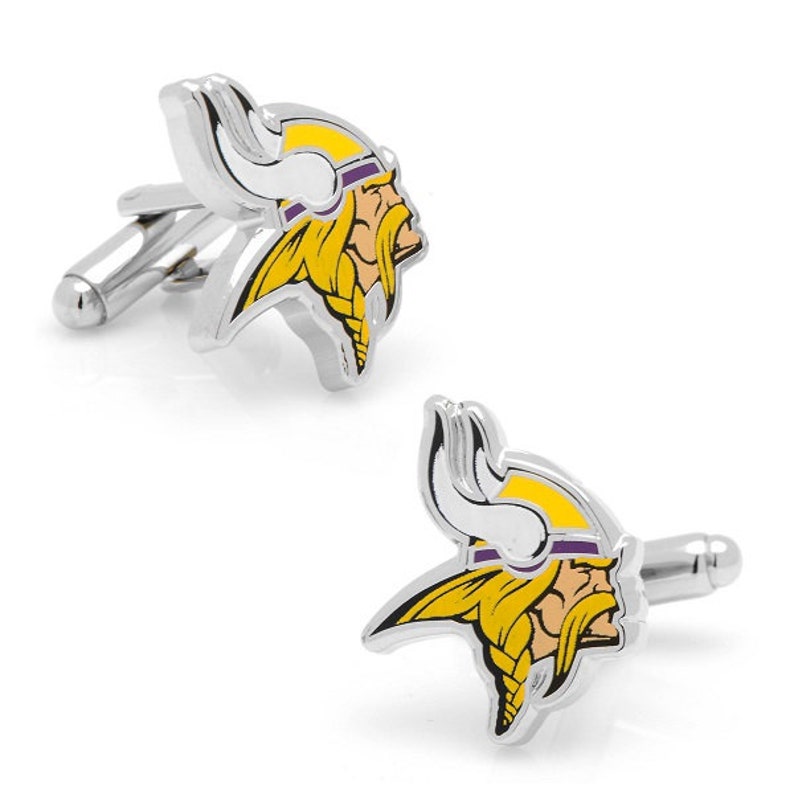 Minnesota Vikings Cufflinks Cuff Links NFL Best Man Groomsmen Etsy