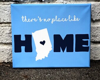 No hay lugar como Home State Pride Canvas