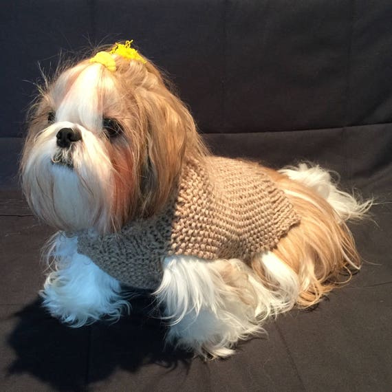 Warm Dog Turtleneck Sweater knitting pattern in PDF instant Etsy
