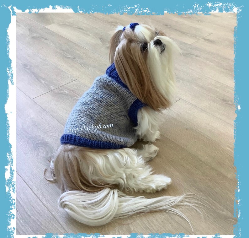 Dog Coat Knitting Pattern in PDF Instant Download Version Etsy Canada